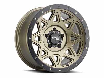 Dirty Life Race Wheels 9305-7973MGD Theory 9305 Matte Gold 17X9 5-127 -12mm 78.1mm / Dirty Life Race Wheels 9305-7973MGD 17-Inch Wheel