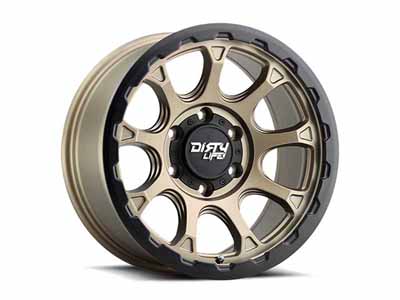 Dirty Life Race Wheels 9307-7873MGD Drifter 9307 Matte Gold 17X8.5 5-127 -6mm 78.1mm / Dirty Life Race Wheels 9307-7873MGD 17-Inch Wheel