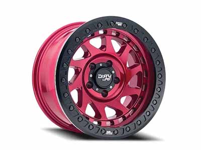 Dirty Life Race Wheels 9313-7936R38 Enigma Race 9313 Gloss Crimson Candy Red 17X9 6-135 -38mm 87.1mm / Dirty Life Race Wheels 9313-7936R38 17-Inch Wheel