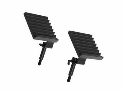 Fishbone Offroad FB21040 Jeep JK-Foot Peg 2007-2018 Wrangler JK Set Black / Fishbone Offroad FB21040 Foot Pegs