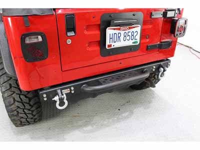 Fishbone Offroad FB22072 Jeep TJ Rear Bumper W/Step 1997-2006 Wrangler TJ Piranha Series / Fishbone Offroad FB22072 Rear Bumper