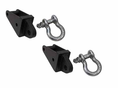 Fishbone Offroad FB22136 Rear D-Ring Frame Mounts 2007 to 2018 JK Wrangler, Rubicon and Unlimited / Fishbone Offroad FB22136 D Ring Bracket