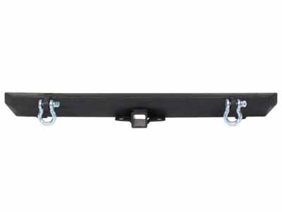 Fishbone Offroad FB22217 Jeep YJ/TJ Rear Bumper with Receiver For 1987-2006 Wrangler YJ/TJ / Fishbone Offroad FB22217 Rear Bumper