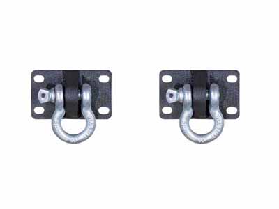 Fishbone Offroad FB22344 Barracuda D-Ring Mount Pair 2007-Up Jeep Wrangler & Gladiator / Fishbone Offroad FB22344 D Ring Bracket