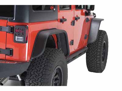 Fishbone Offroad FB23006 Jeep JK Tube Fenders 2007-2018 Wrangler JK Front/Rear Set Of 4 Black Steel / Fishbone Offroad FB23006 Fenders