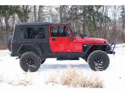 Fishbone Offroad FB23029 Black Steel Tube Fender Set Of 4 Front and Rear 1997-2006 Wrangler TJ / Fishbone Offroad FB23029 Fenders
