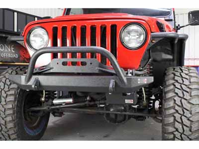 Fishbone Offroad FB23065 Black Textured Powdercoat Steering Box Skid Plate 1997-2006 Wrangler TJ / Fishbone Offroad FB23065 Steering Box Skid Plate