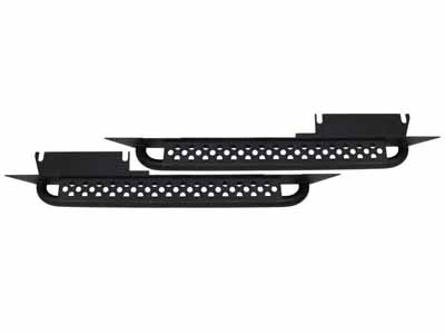 Fishbone Offroad FB23085 Jeep LJ Rock Slider W/Tube Step Black Powdercoat / Fishbone Offroad FB23085 Rock Sliders