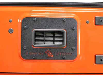Fishbone Offroad FB31042 Tailgate Plate 2007-2018 Wrangler JK Aluminum Black Textured Powercoat / Fishbone Offroad FB31042 TailGate Plate
