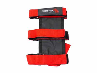 Fishbone Offroad FB55155 Fire Extinguisher Holder for Padded Roll Bar Red / Fishbone Offroad FB55155 Fire Extinguisher Mount