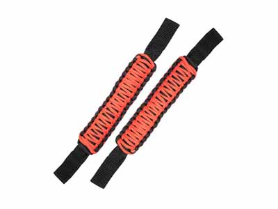 Fishbone Offroad FB55282 Head Rest Paracord Grab Handles Red / Fishbone Offroad FB55282 Grab Handles