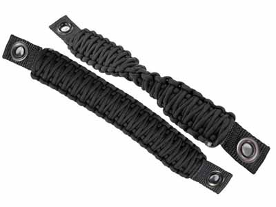 Fishbone Offroad FB55285 Wrangler Paracord Door Handles Black for 1997-2006 Jeep Wrangler / Fishbone Offroad FB55285 Grab Handles