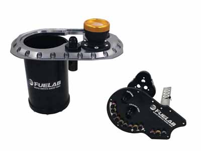 Fuelab 62810-0 Quick Service Surge Tank 2.0 Titanium, No Lift, No Surge Pump / Fuelab 62810-0 Fuel Tank