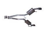 Gibson 320002 Aluminized Axle Back Exhaust With 4-inch Stainless Tips 2010-2013 Camaro SS / Gibson 320002 Cat-Back Exhaust System