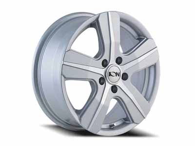 ION Wheels 101-6631S 101 SL 16x6.5 Machined Face Silver 5 On 108 Bolt Pattern 50 Offset / ION Wheels 101-6631S 16-Inch Wheel