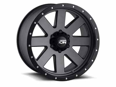ION Wheels 134-2932MG 134 GY 20x9 Black Beadlock Matte Gunmetal Gray 6 On 120 Bolt Pattern 18 Offset / ION Wheels 134-2932MG 20-Inch Wheel