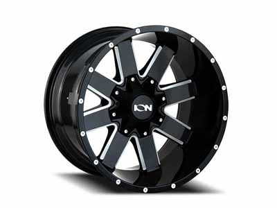 ION Wheels 141-8997M 141 GB 18x9 Milled Spokes Gloss Black 5 On 150/5 On 139.7 Bolt Pattern 0 Offset / ION Wheels 141-8997M 18-Inch Wheel