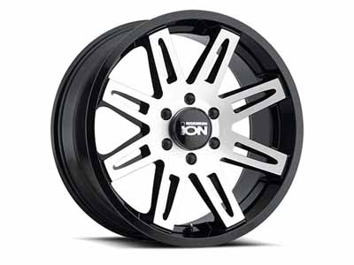 ION Wheels 142-2985B 142 BK 20x9 Machined Spokes Black 5 On 139.7 Bolt Pattern 0 Offset / ION Wheels 142-2985B 20-Inch Wheel