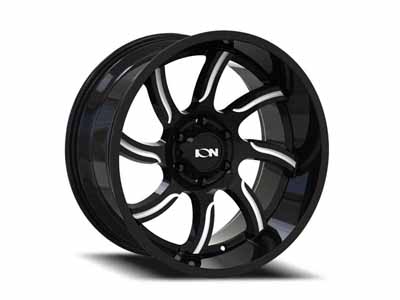 ION Wheels 151-2970M0 151 20x9 Milled Gloss Black 8 On 170 Bolt Pattern 0 Offset / ION Wheels 151-2970M0 20-Inch Wheel