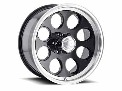 ION Wheels 171-6181B 171 BK 16x10 Machined Lip Black 8 On 165.1 Bolt Pattern -38 Offset / ION Wheels 171-6181B 16-Inch Wheel