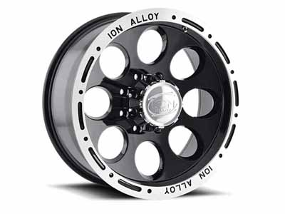 ION Wheels 174-7936B 174 17x9 Machined Lip Black 6 On 135 Bolt Pattern 0 Offset / ION Wheels 174-7936B 17-Inch Wheel