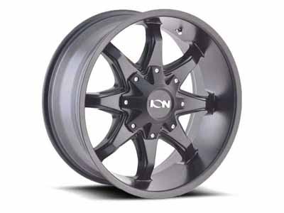 ION Wheels 181-8976B18 181 SB 18x9 Satin Black 8 On 165.1/8 On 170 Bolt Pattern 18 Offset / ION Wheels 181-8976B18 18-Inch Wheel