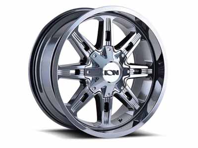 ION Wheels 184-2978C18 184 CH 20x9 Chrome 8 On 180 Bolt Pattern 18 Offset / ION Wheels 184-2978C18 20-Inch Wheel