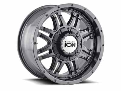 ION Wheels 186-7854G 186 GY 17x8 Gunmetal Gray 5 On 135/5 On 139.7 Bolt Pattern 10 Offset / ION Wheels 186-7854G 17-Inch Wheel