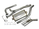 JBA 40-1403 3" Stainless Cat-Back Exhaust W/Dual 3.5" Side Exit Tips, 2004-2020 Nissan Titan 5.6 / JBA 40-1403  Stainless Cat-Back Exhaust