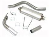 JBA 40-1535 Stainless 3" Catback Exhaust With Rear-Side-Exit Tip for 2006-2018 RAM Quad Cab 5.7 Hemi / JBA 40-1535 Stainless 5.7 Hemi Catback Exhaust