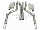 JBA 40-1601 Stainless 3" Catback Exhaust System for 2005-2010 Dodge Magnum Charger 300C 6.1 SRT8 / JBA 40-1601 SRT8 Stainless Catback Exhaust System