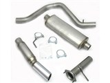 JBA 40-3027 Stainless 3" Rear-Side Exit Cat-Back Exhaust for 2002-2006 Trailblazer/Envoy 4.2 / JBA 40-3027 Stainless 3" Rear-Side Exit Cat-Back