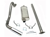 JBA 40-9016 05-08 TACOMA ACCESS/DOUBLE CAB JBA Cat Back Single Side Exit; 2 1/2in / JBA 40-9016 Stainless Cat-Back Exhaust System