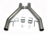 JBA 6673SH 2005-2009 Mustang GT Stainless H-Pipe 3" W/O Cats / JBA 6673SH Mustang GT Stainless H-Pipe W/O Cats