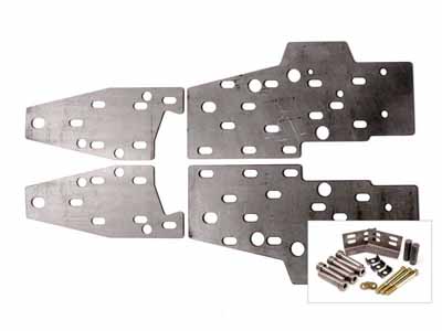 JKS Manufacturing JKSOGS962 Front Unibody Renforcement Plates Cherokee XJ & Comanchee MJ / JKS Manufacturing JKSOGS962 Chassis Reinforcement