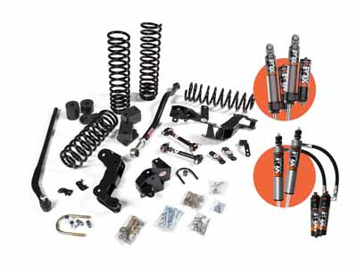 JKS Manufacturing JSPEC108PES 2007-2018 Wrangler JK 4-Dr 4WD 3.5" J-Kontrol Lift Kit w/Fox 2.5 RRDSC / JKS Manufacturing JSPEC108PES Lift Kit