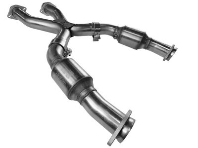 Kooks 11203240 2-1/2" x 2-1/2" Catted X-Pipe for 1999-2004 Mustang V8 / Kooks 11203240 Catted X-Pipe 1999-2004 Mustang V8