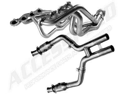 Kooks 1131H050 Long Tube 1-5/8" Headers & Catted H-Pipe 2005-2010 Mustang GT Shelby Bulllitt / Kooks 1131H050 Headers & H-Pipe 2005-10 Mustang GT