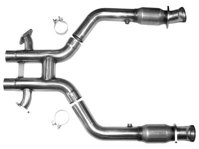 Kooks 11413510 3" x 2-3/4" (OEM) Catted H-Pipe for 2012-2013 Mustang Boss 302 / Kooks 11413510 H-Pipe 2012-2013 Mustang Boss 302