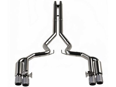 Kooks 11514520 3" Active Shotgun Cat-Back Exhaust H-Pipe CF Tips 2018-2024 Mustang 5.0 / Kooks 11514520 Exhaust 2018-2024 Mustang 5.0