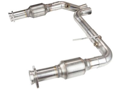 Kooks 13313200 2-1/2" Catted OEM Connection Pipes 1999-2004 Ford F150 5.4 SVT Lightning & HD / Kooks 13313200 1999-2004 F150 5.4 SVT Mid-Pipes