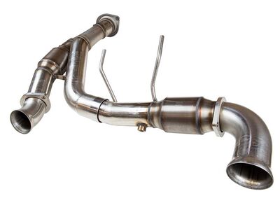 Kooks 13513200 3" Stainless Catted Y-Pipe for 2011-2014 Ford F150 5.0 / Kooks 13513200 Only Y-Pipe 2011-2014 F150 5.0
