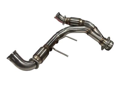 Kooks 13713200 Stainless 3" Catted OEM-Connect Y-Pipe for 2024-2026 F150 5.0 / Kooks 13713200 3" Cat Y-Pipe 2024-2026 F150 5.0