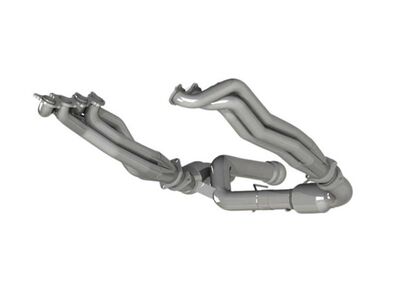 Kooks 1372H640 Stainless 2" Headers and H.O GREEN Catted Pipes for 2023+ Ford F-150 Raptor R 5.2 / Kooks 1372H640 2" Headers & MidPipes 23+ Raptor R
