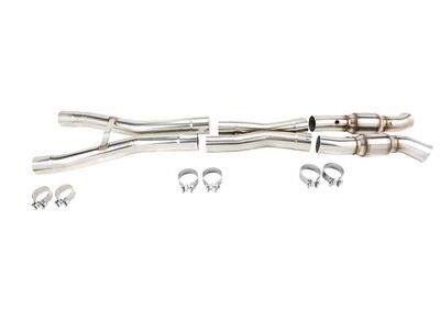 Kooks 21613321 Stainless 3" GREEN Catted ULTRA OEM-Connect X-Pipe for 2006-2013 Corvette C6 ZO6/ZR1 / Kooks 21613321 Cat X-Pipe 2006-13 Corvette ZO6/ZR1