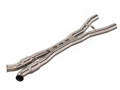 Kooks 21613421 Stainless 3" H.O GREEN Catted ULTRA OEM-Connect X-Pipe for 2006-2013 Corvette ZO6/ZR1 / Kooks 21613421 Corvette Stainless 3" Catted X-Pipe