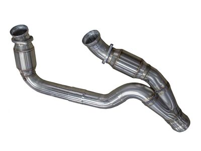 Kooks 28633200 Stainless 3" Catted Y-Pipe for 2019-2023 GM 1/2 Ton Truck 6.2 / Kooks 28633200 3" Cat Y-Pipe 2019-2023 GM 1500 6.2
