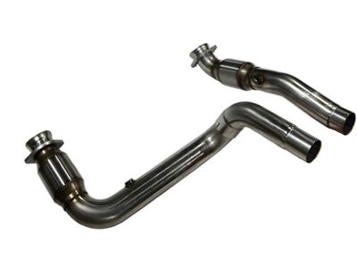 Kooks 28643300 Stainless 3" GREEN Catted Connect Pipes for 2023+ Cadillac Escalade V / Kooks 28643300 Stainless 3" Catted Connect Pipes