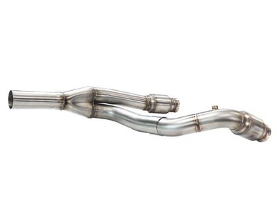 Kooks 37103200 Stainless 3" Catted Y-Pipe for 2007-2018 Jeep Wrangler JK 4-Door With LS Swap / Kooks 37103200 3" Cat Y-Pipe Wrangler JK LS Swap