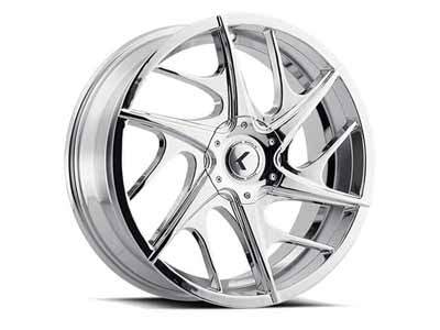 Kraze Wheels KR141-2811C35 Cray 141 CH 20x8.5 Chrome 5 on 110/5 on 115 Bolt Pattern 35 Offset / Kraze Wheels KR141-2811C35 20-Inch Wheel